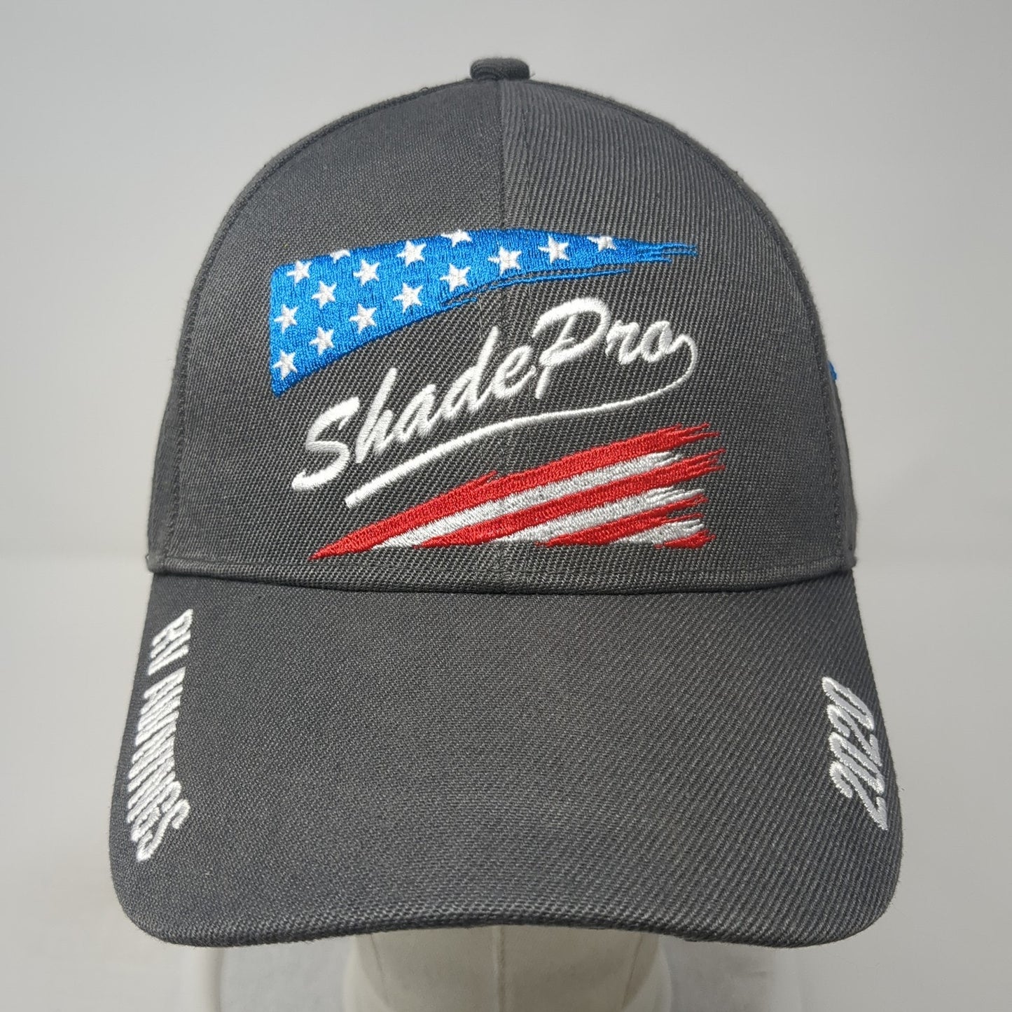 ShadePro RV Awnings 2020 Legacy Baseball Cap Gray One Size Adjustable Patriotic