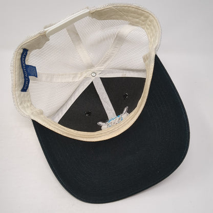 Boise River R&T Snapback Trucker Hat Black One Size Mesh Back Colorblock