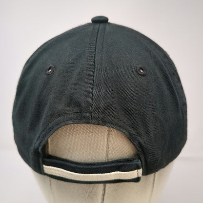 Port Authority Baseball Cap Black One Size Crossroads RV Embroidered Cotton Hat