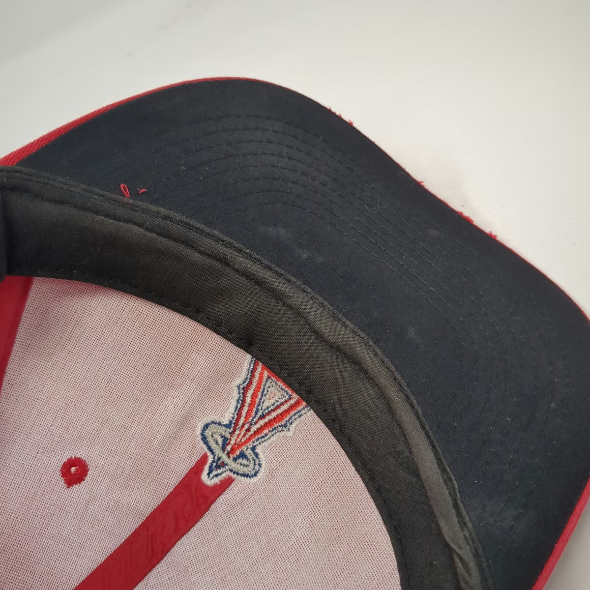 OC Sports Los Angeles Angels MLB Baseball Cap Red One Size Strapback Hat Logo