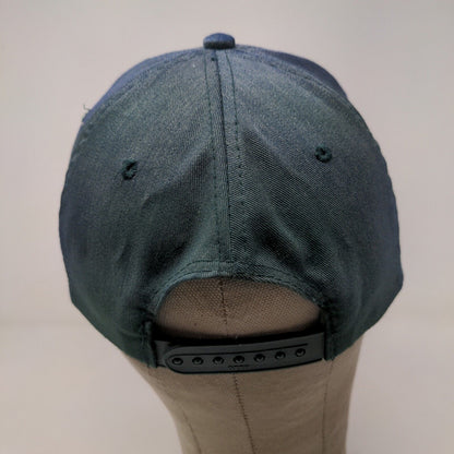 Unbranded Men's Snapback Hat Blue Green Adjustable Embroidered Trojan Logo