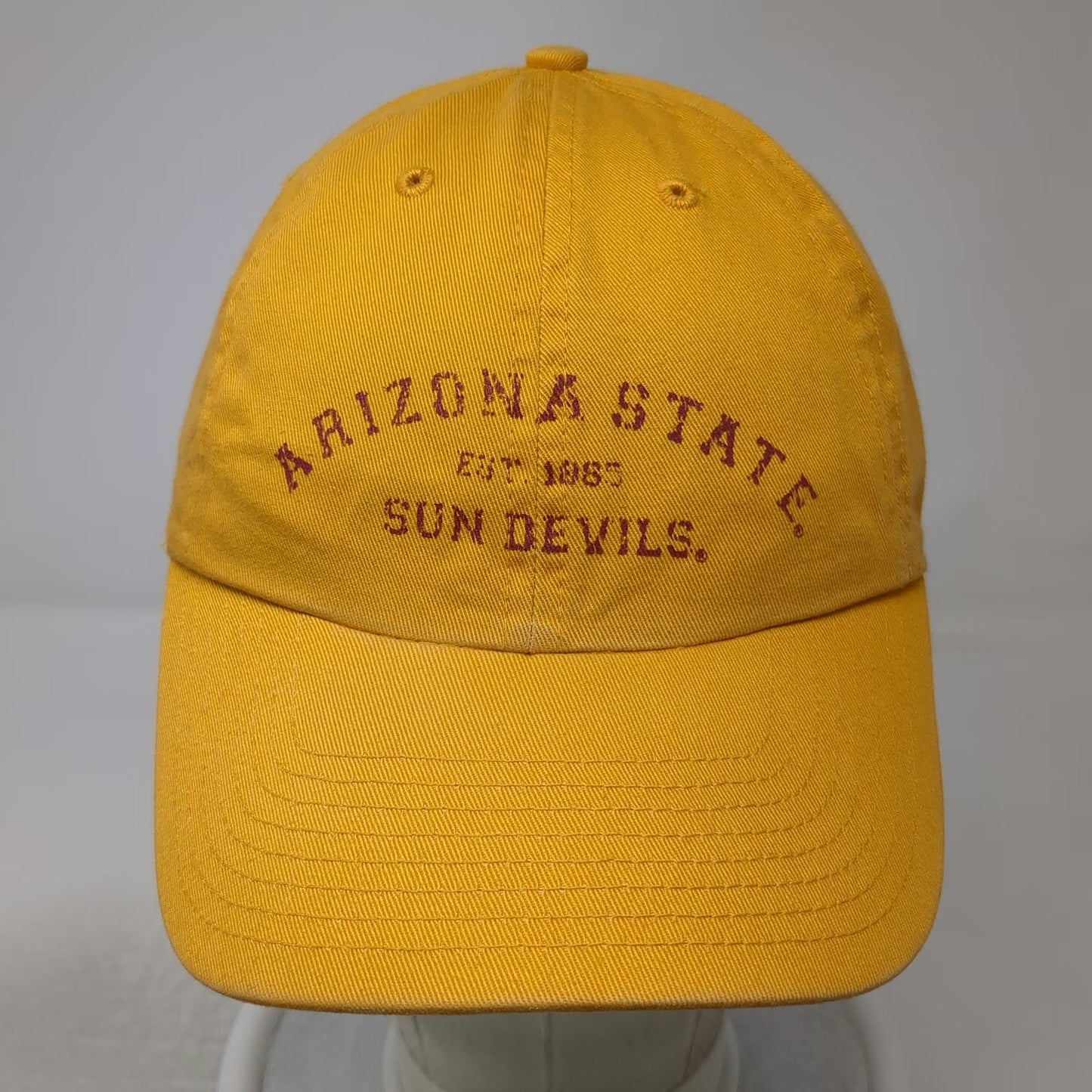 Arizona State Sun Devils NCAA Twins Enterprise Yellow M Cotton Embroidered Cap
