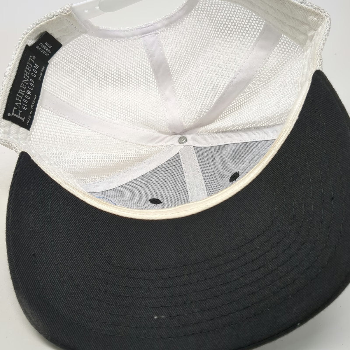 Fahrenheit Trucker Hat Black White One Size Freightliner Northwest Snapback
