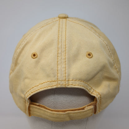 Whitetails Unlimited Strapback Hat Yellow One Size Adjustable 6 Panel