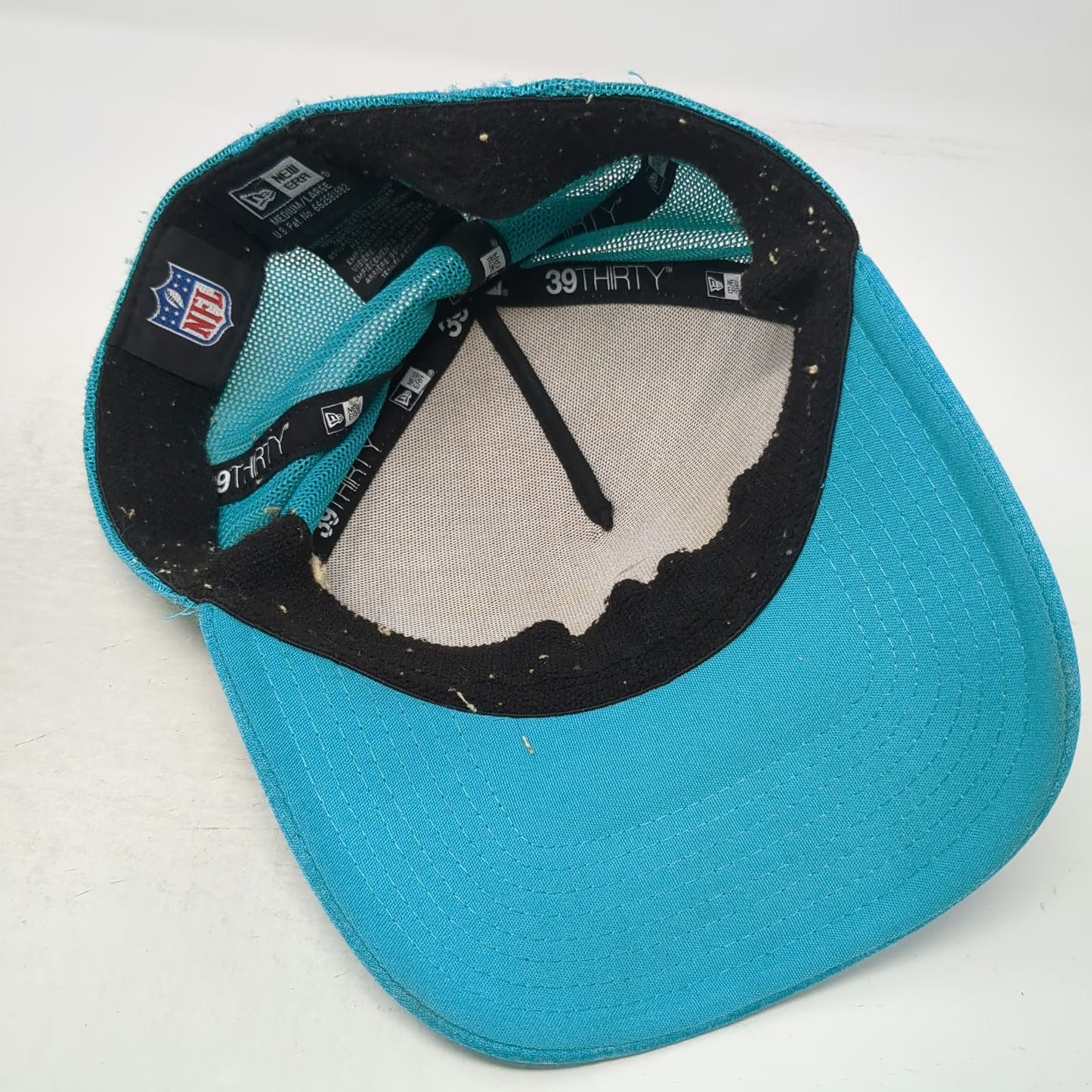 Miami Dolphins NFL New Era 5 Panel Blue Hat L Mesh Back Stretch Fit 39THIRTY 100