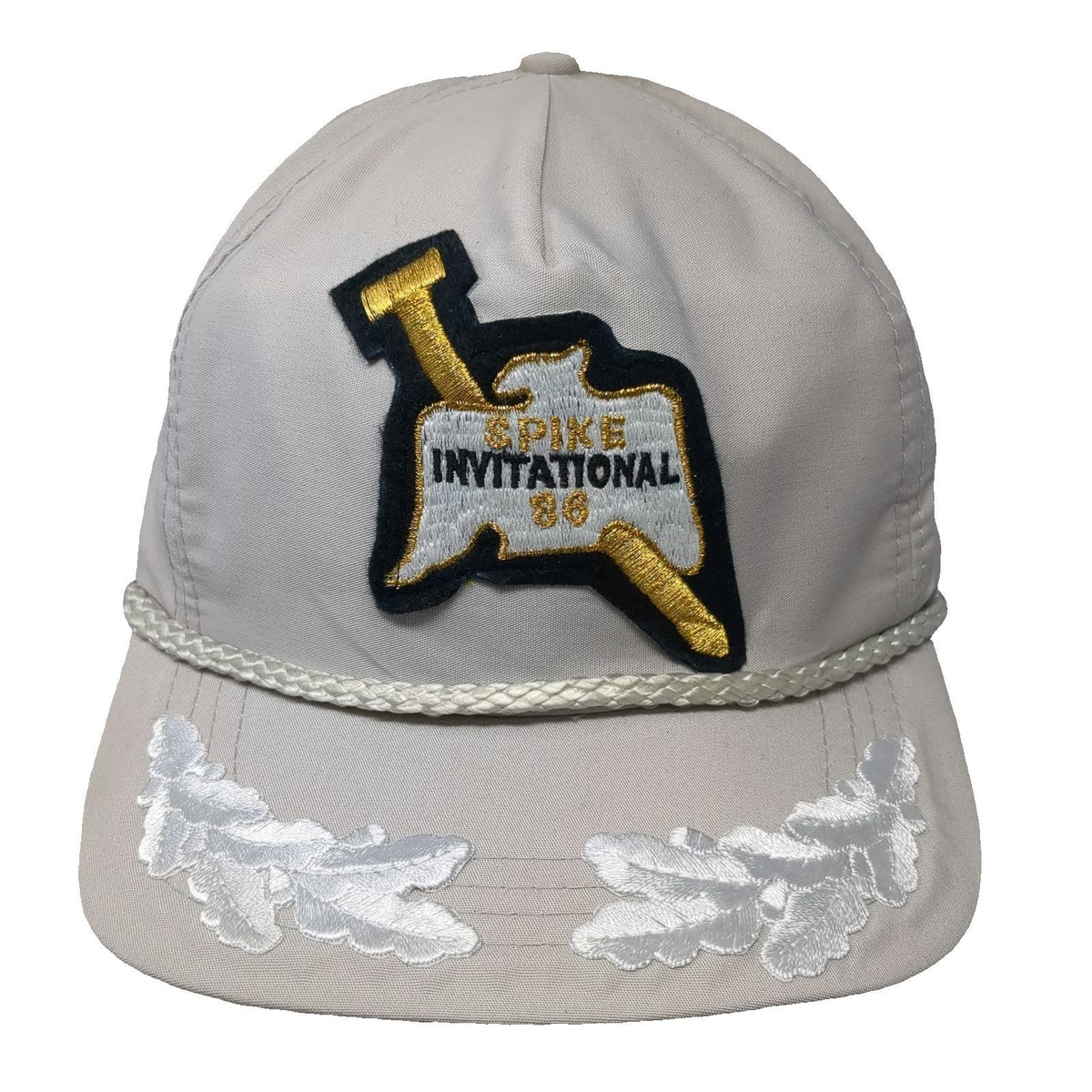 Sportcap 5 Panel Hat Gray One Size Rope Scrambled Eggs Spike Invitational 86