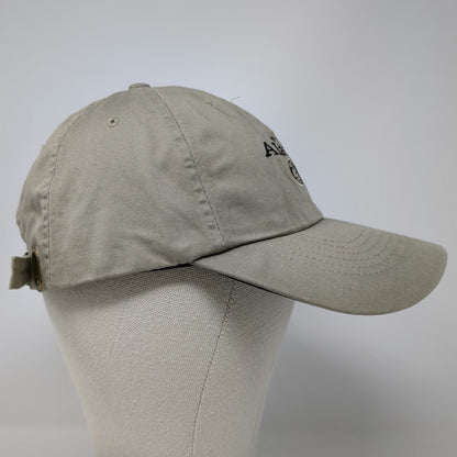 Arctic Circle Enterprises Hike Alaska Mountain Logo Beige Baseball Cap One Size