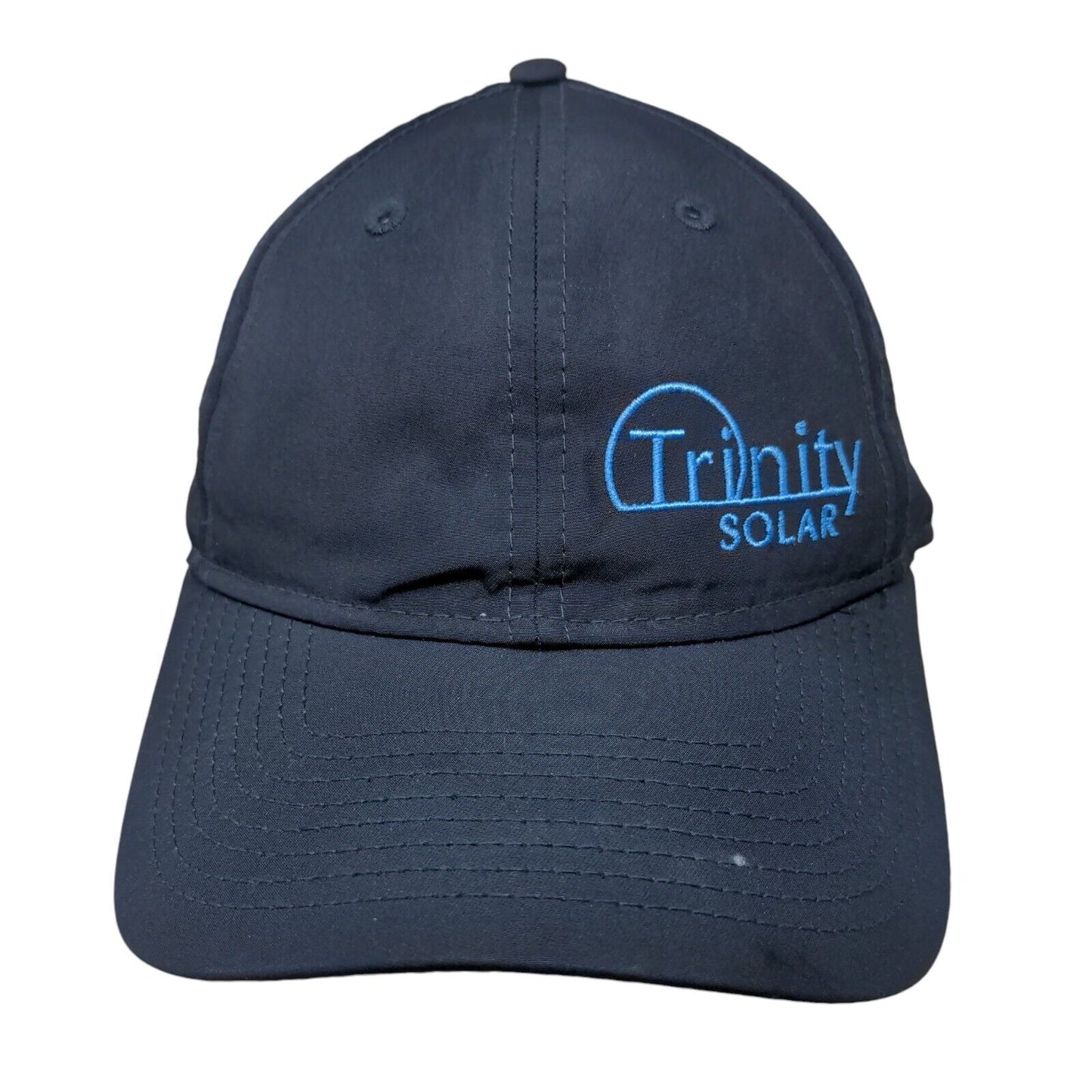 Trinity Solar Strapback Hat Blue OSFM Embroidered Laser Cut New Era