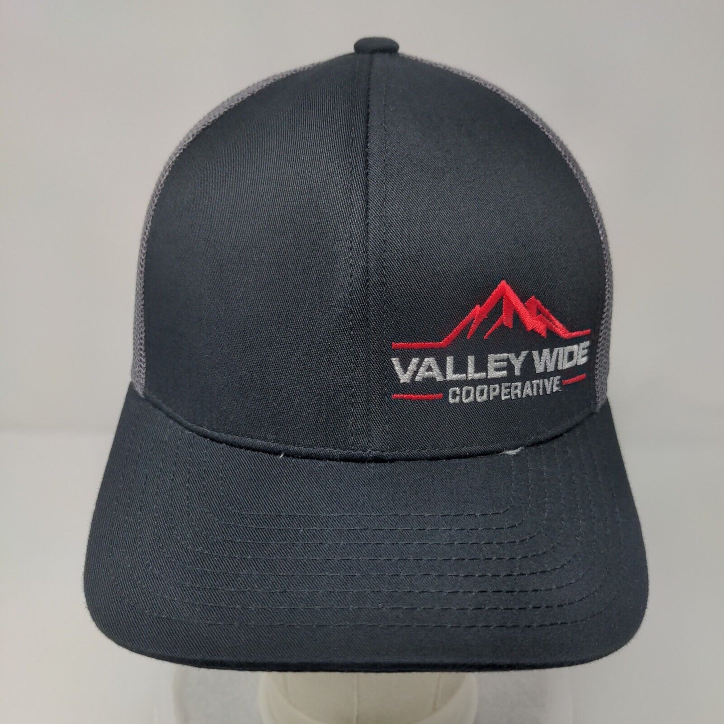 Valley Wide Cooperative Snapback Trucker Hat Black One Size Mesh Back
