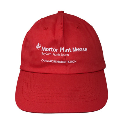 Morton Plant Mease Cardiac Rehabilitation Strapback Hat Red One Size Hit Wear