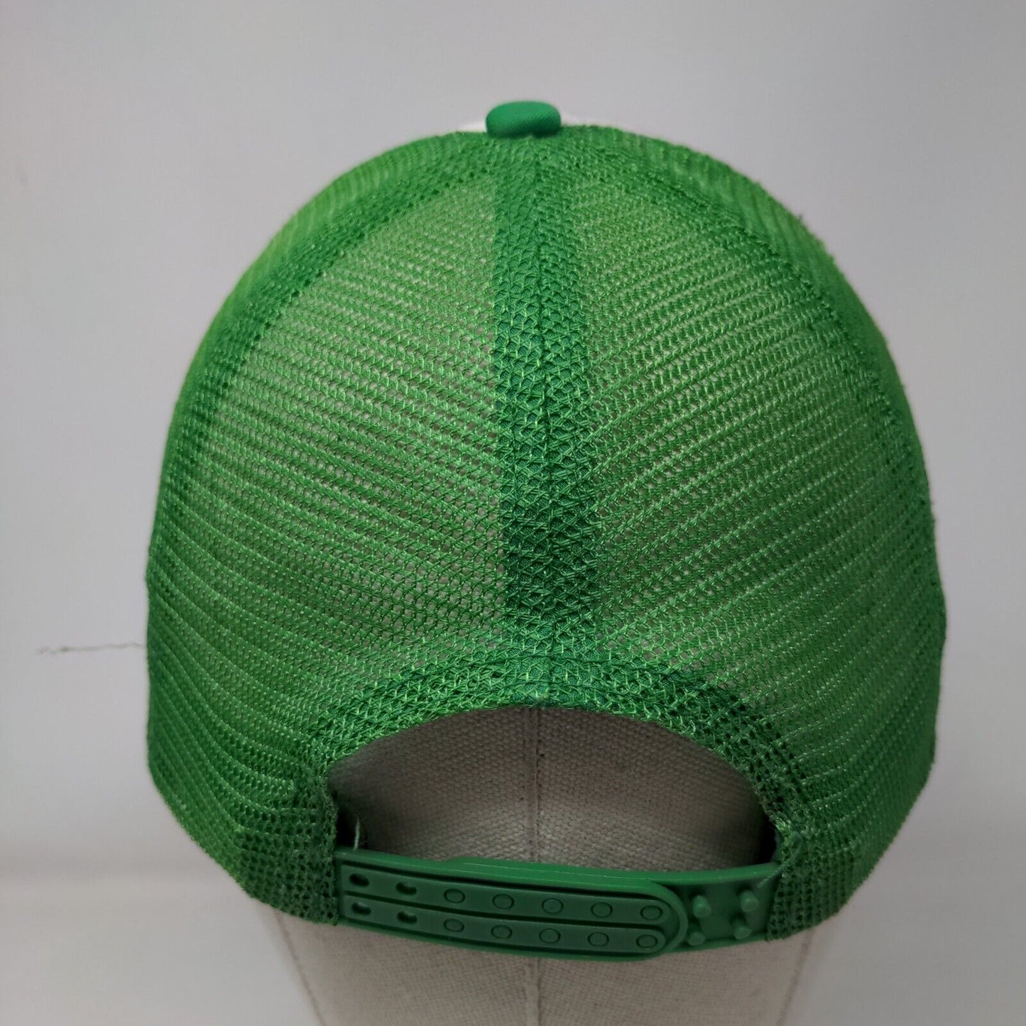 Dead Star Snapback Mesh Back Rope Trucker Hat Green One Size Embroidered