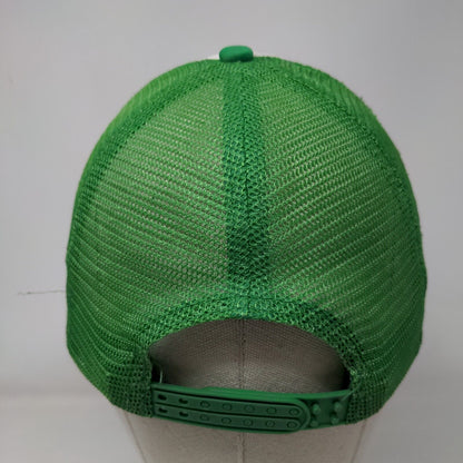 Dead Star Snapback Mesh Back Rope Trucker Hat Green One Size Embroidered