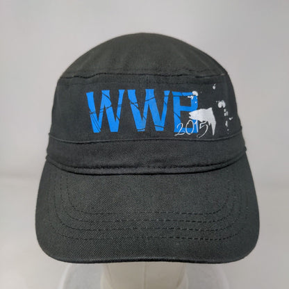 WWB 2015 Strapback Cadet Army Cap Black One Size Adjustable Lightweight Cotton