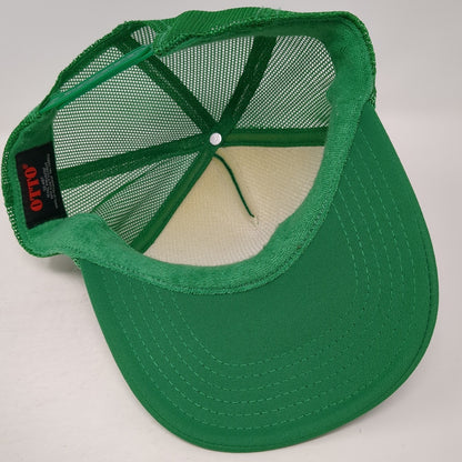 You Serious Clark? Snapback Rope Trucker Hat Green One Size Mesh Back