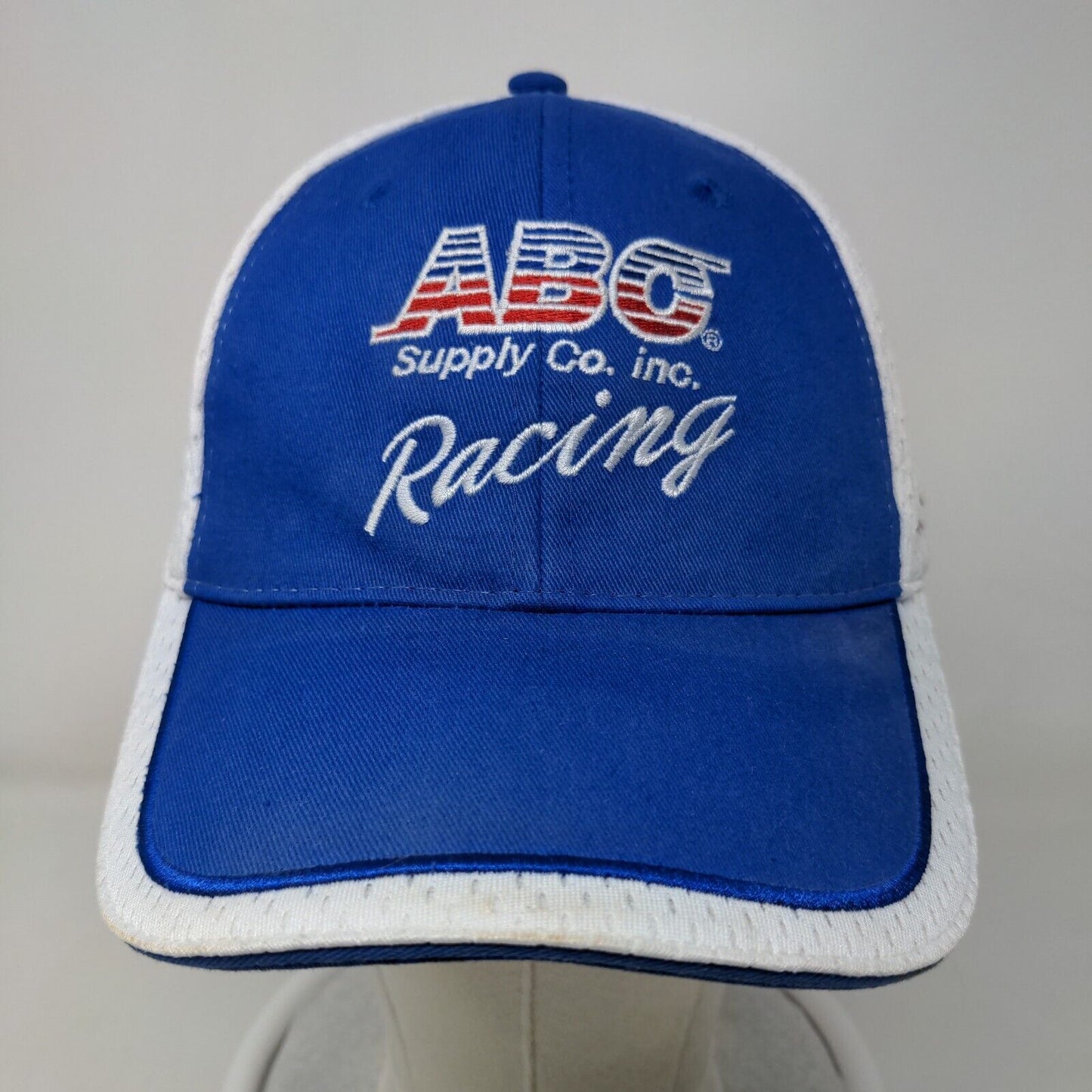 ABO Supply Racing Men's Strapback Hat Multicolor AJ Foyt Racing #14 Logo