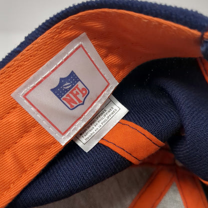 NFL Denver Broncos Blue One Size Cap Strapback Embroidered Logo Hat Adjustable