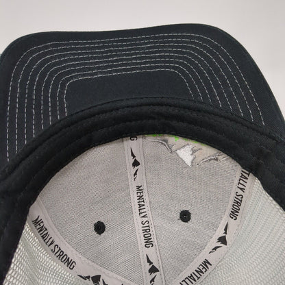 Top of Tamarack Snapback Trucker Hat Black OS Adjustable Embroidered Mesh Back