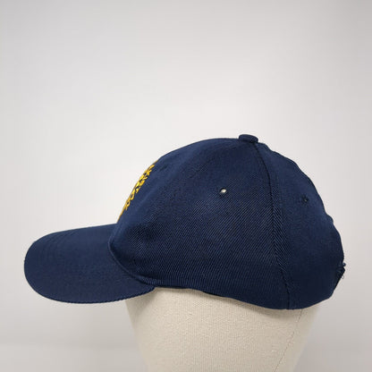 Polio Free Pakistan Rotary International Strapback Hat Blue One Size Adjustable