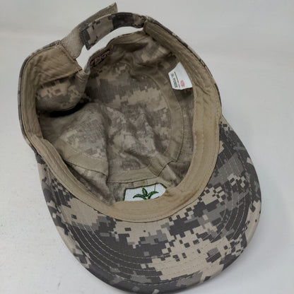 Du Pont Pioneer Seed Men's Military Cap Digital Gray Camo Strapback Adjustable