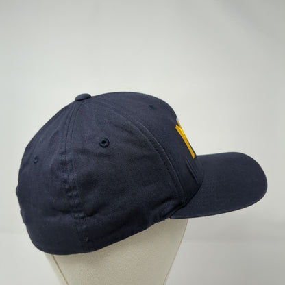 MYB Fitted Hat Blue 6 7/8-7 3/8 Flexfit Embroidered Pro Model Pacific Headwear