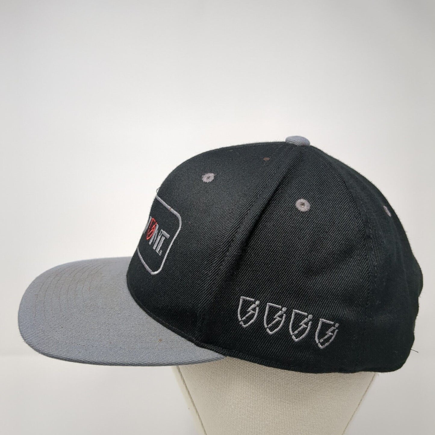 Say I Won't Snapback Hat Black One Size Embroidered Colorblock Yupoong