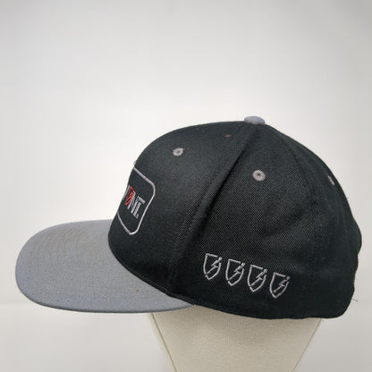 Say I Won't Snapback Hat Black One Size Embroidered Colorblock Yupoong