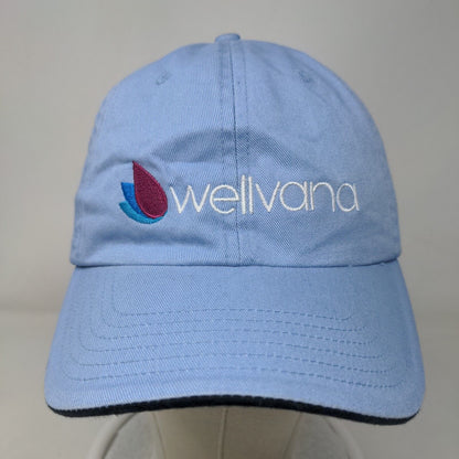 Wellvana Slideback Hat Blue One Size Adjustable Embroidered Fersten Worldwide
