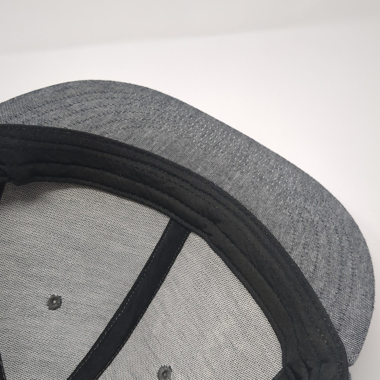 Big Accessories Snapback Hat Gray One Size Adjustable Solid Blank