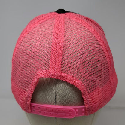 Cobra Trucker Hat Black Pink One Size Peace Love Santa Cruz Beach Snapback Mesh