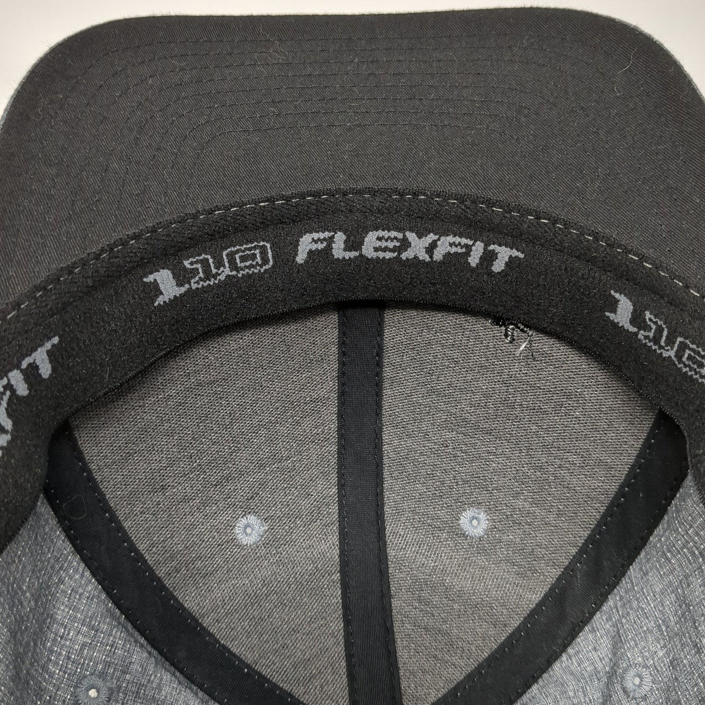 Simplot Spell Out Snapback Hat Gray One Size Flexfit 110 Port Authority