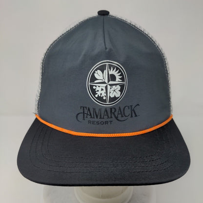 Tamarack Resort Snapback Trucker Hat Multicolor OSFA Adjustable Mesh Back