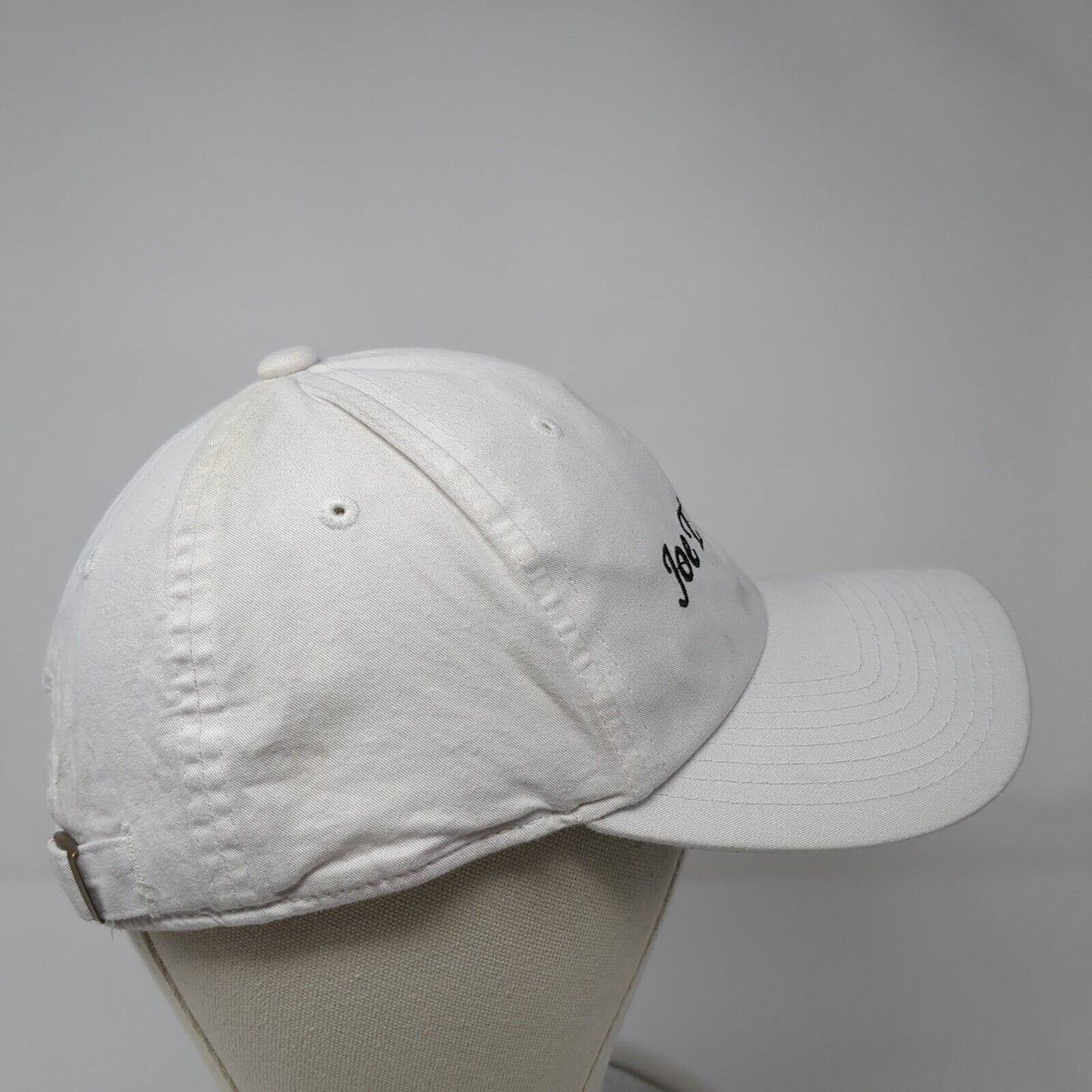 Joe T. Garcias Slideback Hat White OS Adjustable Embroidered Levelwear Classics