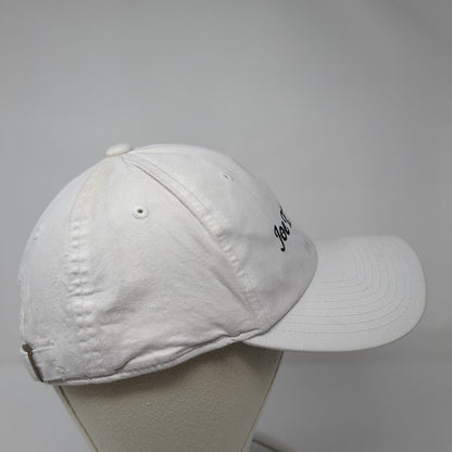 Joe T. Garcias Slideback Hat White OS Adjustable Embroidered Levelwear Classics