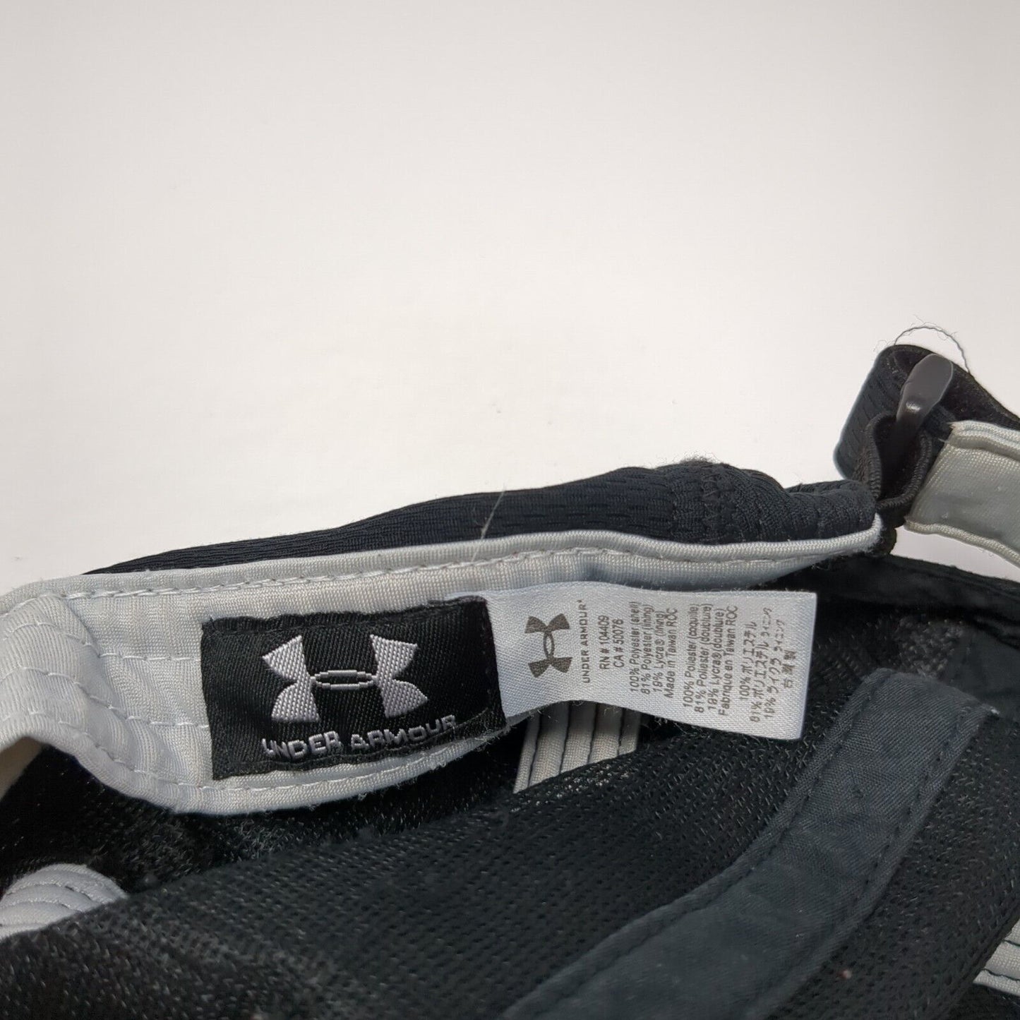Under Armour Strapback 5 Panel Cap Black One Size Adjustable Embroidered