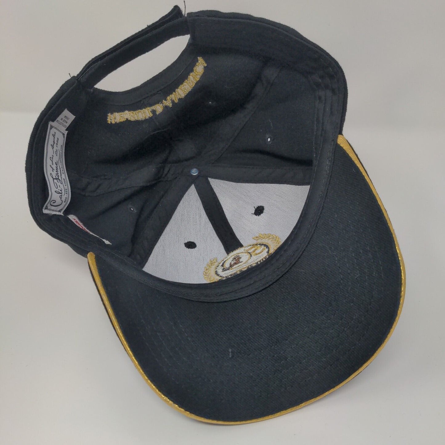 We Build America 50th Anniversary Strapback Hat Black One Size 6 Panel