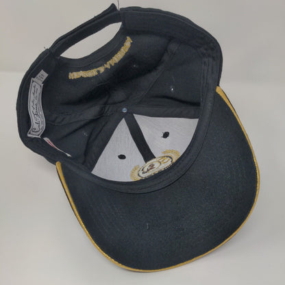 We Build America 50th Anniversary Strapback Hat Black One Size 6 Panel