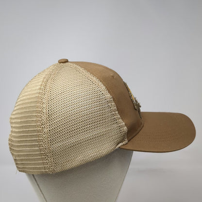 Telluride Clothing Company Trucker Hat Brown One Size Mesh Bear Mountain Patch