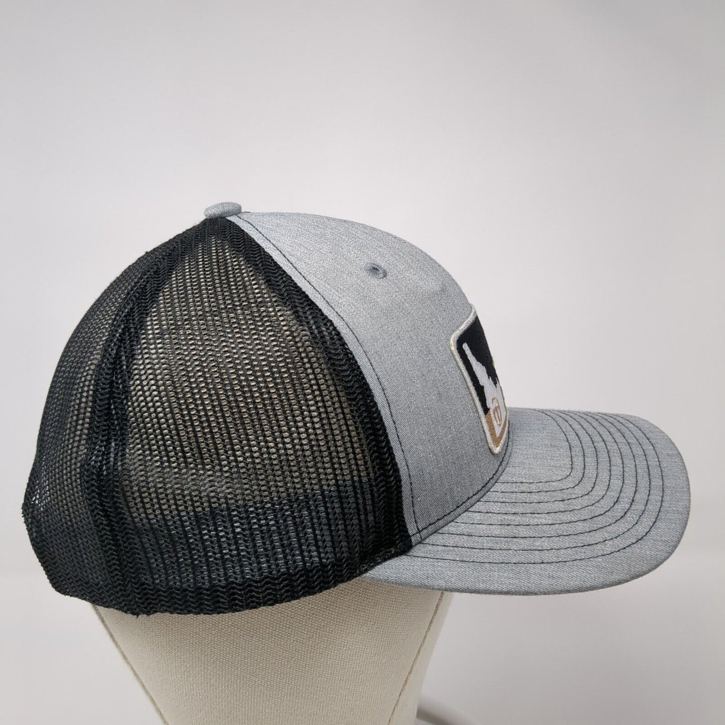 Idaho Est. 1890 Patch Snapback Mesh Back Trucker Hat Gray One Size