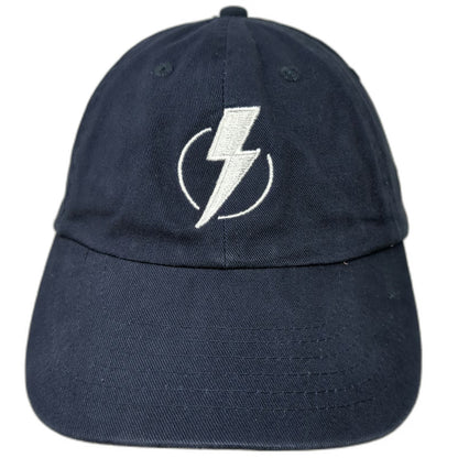 Salesforce Lightning Bolt Blue Baseball Cap Hat OSFM Adjustable Cotton Slideback