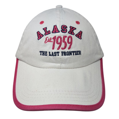 Alaska Est. 1959 The Last Frontier Baseball Cap White One Size Prairie Mountain