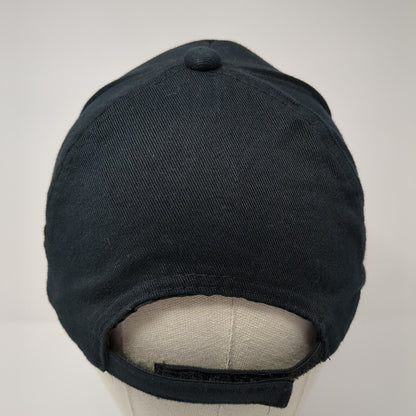 Corona Racing Strapback Hat Black One Size Adjustable Embroidered 6 Panel