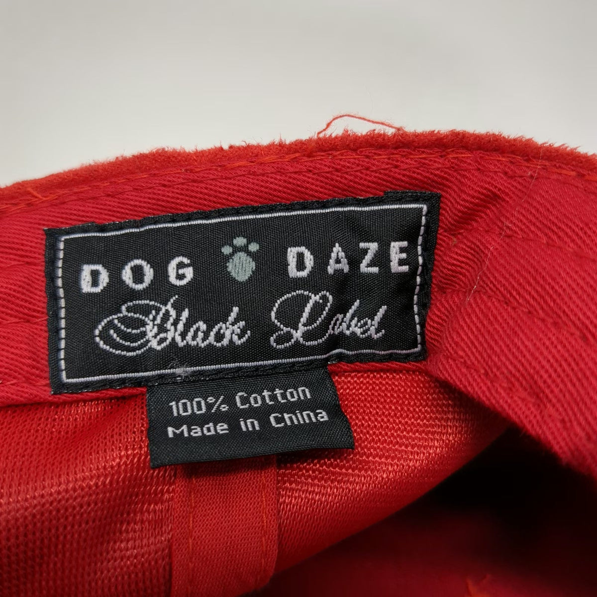 Dog Daze The Bunnery Jackson Hole WY Rooster Red One Size Baseball Cap Hat