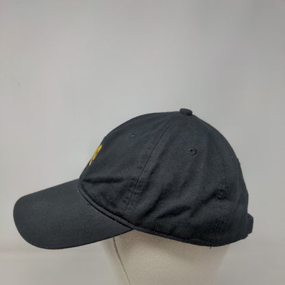Smiley Face Tongue Emoji Slideback Hat Black One Size Embroidered