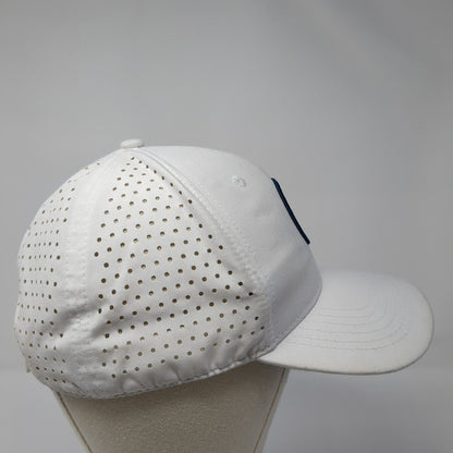 Princeton Construction D Hudson Strapback Hat White OS Adjustable Embroidered