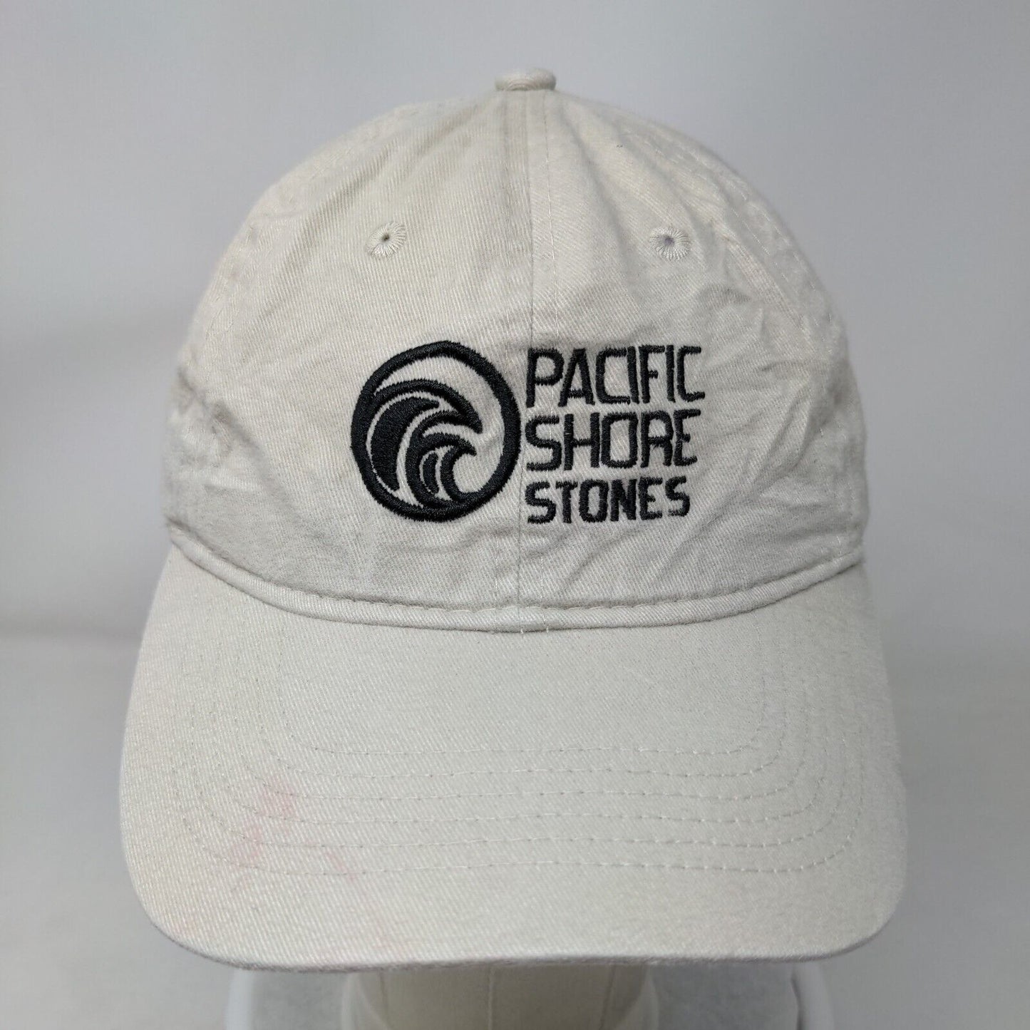 Pacific Shore Stones Slideback Hat Tan One Size 6 Panel Port & Company