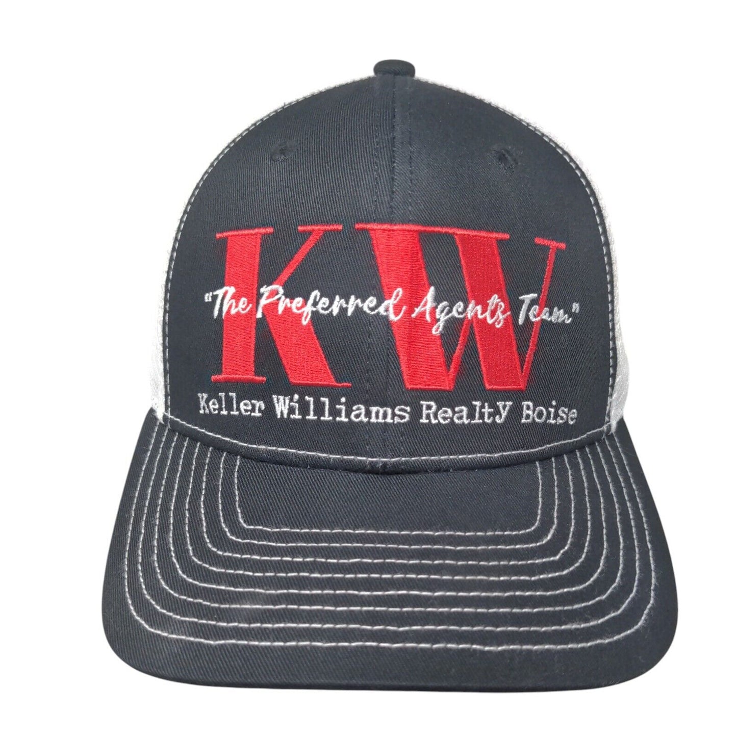 Keller Williams Realty Boise Snapback Trucker Hat Black One Size