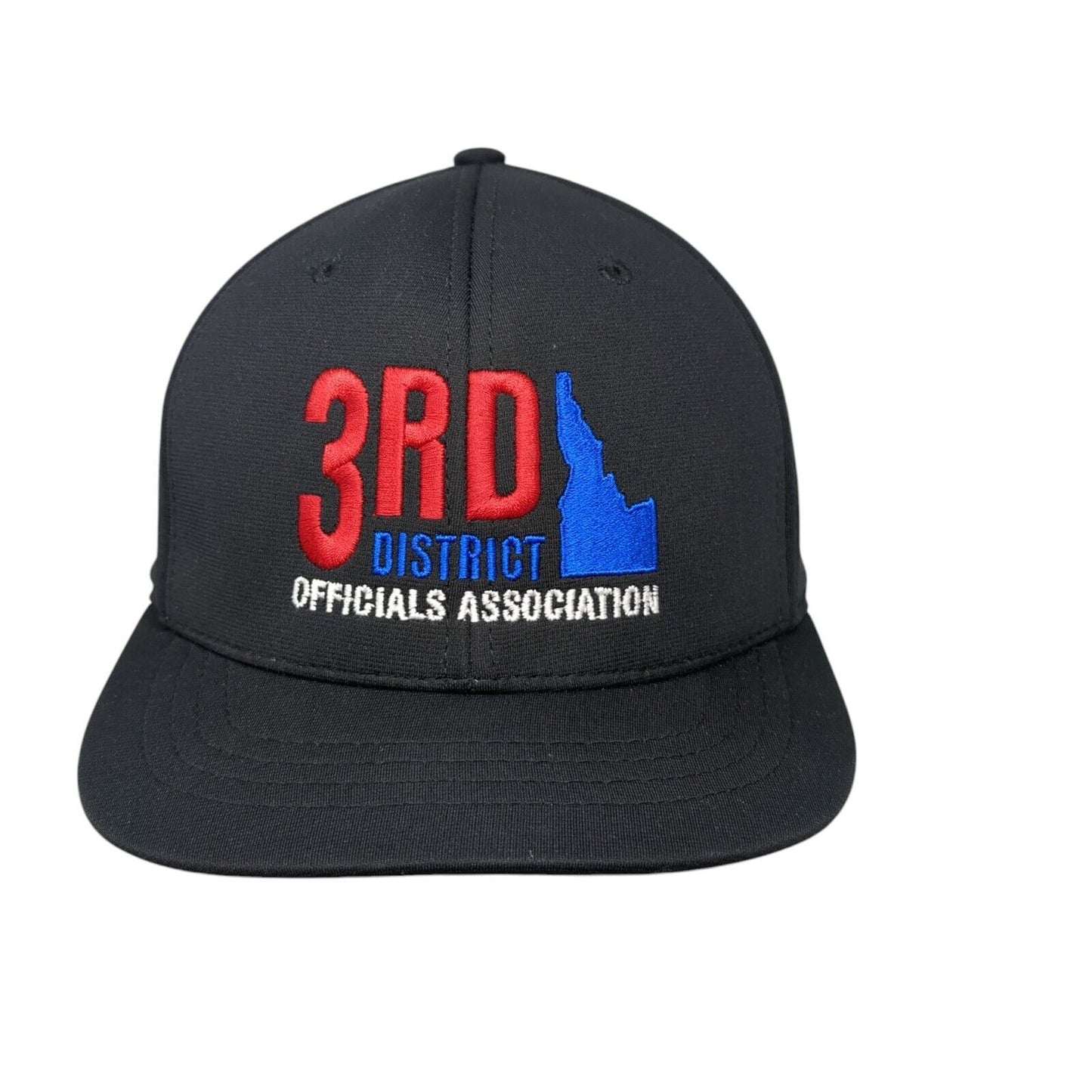 3rd District Official Association Fitted Hat Black S/M Embroidered Richardson