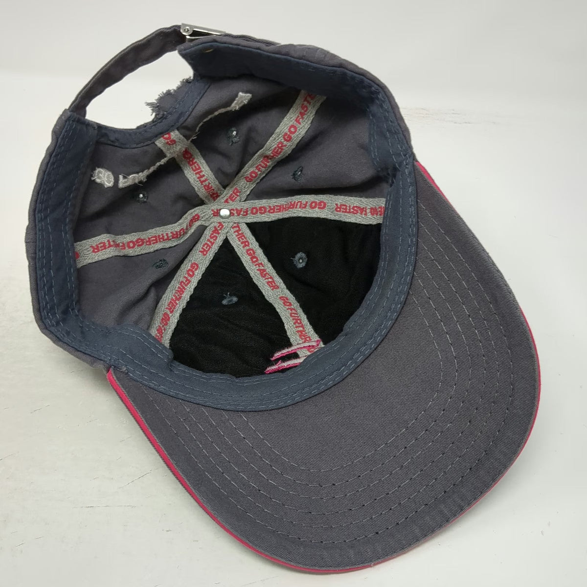 Swift Transportation Baseball Cap Gray Pink One Size Go Further Go Faster Hat