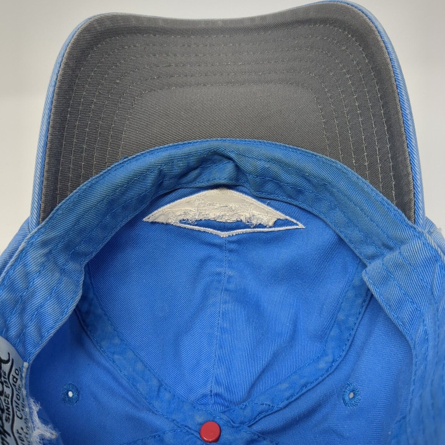 Cascade Raft & Kayak Strapback Hat Blue One Size Adjustable Imperial