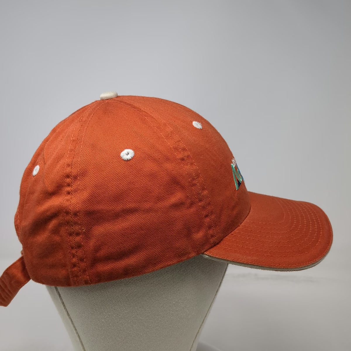 Fahrenheit Baseball Cap Hat Orange One Size Adjustable Cotton Boise AdVenture